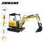 New design 0.095m3 mini tractor excavator with cheap price