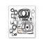 NEW 841188 Engine Gasket Set for Briggs & Stratton