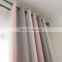 Wholesale custom mediterranean color stripe cotton and linen yarn-dyed jacquard fabric shade blackout window curtains for home