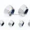 din985 nylock lock nut with nylon insert zinc m4 hex flange nylon lock nut