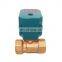 Dn15 Dn25 DC5V 2 Way 3 Way Motorized Brass Ball Valve for Home-automation System