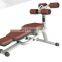 2020 Lzx gym equipment fitness&body building machine pin loaded weight stack curved abdominal bench