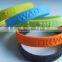 Factory direct sales eco-friendly fashion engraved flower silicone bracelet