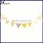 Yellow Cotton Fabric,Double Sided Bunting,Banner,Flag,Event PL004