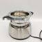 High Quality 800W Stainless Steel Electric Chocolate Cheese Fondue Hot Pot