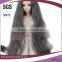 Long water wave grey 1/3 BJD doll wigs for wholesale