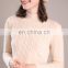 Custom Mock Neck Cable Knit Cashmere Wool Blend Sweater