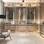 Modern Master Bedroom Custom Led Hanging Closet Rod Glass Door Closet Wardrobe Armoire