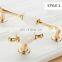 Ceramic Hand Drawer Handle Door Handle European Dresser Wardrobe Furniture Handle & Knob Cabinet Rose Gold , Stock Zinc Alloy