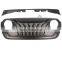 JL1071 Grille Hot Selling Car Grille Auto Accessories Black ABS Angry Mesh Front Grille Fit For Jeep W rangler JL 2018+