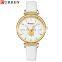 Curren 9078 Reloj De Mujer Women Quartz Watches Set Flower Analog Fashion Leather Watch Ladies