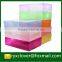 Customized colorful PP plastic clear shoes packaging boxes