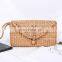 Handmade Woven, Straw Purse Bag water hyacinth handbag, Summer Beach Bag Wholesale