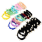 Children's Towel Ring Leather Band Color High Elastic Nylon Hair Ring Tied Hair Does Not Hurt Seamless Little Girl