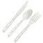 Food Grade CPLA Disposable Knife Spoon Fork Biodegradable Cutlery And Set (400/Case)