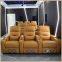 Villa living room leather electric sofa home theater electric multi-functional audio-visual room sofa combination