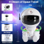 Portable Galaxy Star Projector Mini Astronaut Night Sky Projector Lamp Remote Control Decorative Night Light For Bedroom