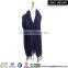 100% Acrylic Solid Woven Scarf With Fringes