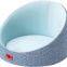 Deluxe orthop?disches Memory-Foam-Rund-Sofa-Haustierbett