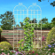 Modern Handmade Wrought Iron Garden Fence and Trellis, Venda em atacado para projetos de paisagismo de jardim