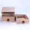 custom two layers of wooden storage box