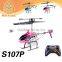 China Manufacture Syma S107P metal Bubble jet rc helicopter Remote Control Toy