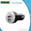 12-24V Dual USB Car charger Designed for Apple and Android Devices