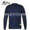 Fashion Style Dark Blue Wool Militarly Sweater From AKMAX