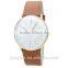 Hot Sell Gold Case Multi Color Strap Image Quartz Watch