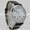 Genuine Leather band Japanese movt factory wholesale watch for men and women