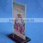China manufacturer acrylic label holder with stand