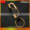 Business Men Gold Leather Waist Belt Metal Key Chain Keyring Custom