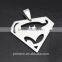 DC Superheroes Batman VS Superman Logo Mental Pendant Cosplay Necklace