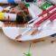 Wholesale China 3Pcs Fine Nylon Hair Wooden Handle Art Paint Brush Manufactures