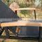 popular aluminium sun lounger with wheel