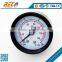 black steel brass internals wide use natural gas oxygen pressure gauge