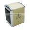 decorated square tin napkin holder tissue dispenser