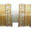 Party Wear Bollywood Bridal Designer Gold Plated Ethnic Bangles Set For Girls & Women