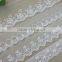 beautiful white Dye to match wedding bridal dress french cotton lace