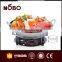 stainless steel gas cooker&industrial wok,thickened wok body,with lid
