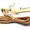 High-grade solid wood handle cowhide jump rope