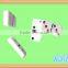 Double 6 colorful domino pack in tin box