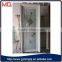 Bathroom door with frosted glass entry design