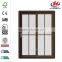 71.25 in. x 79.5 in. W-2500 Arctic Silver Prehung Left-Hand Clad-Wood Sliding Patio Door with 4 Lite Grids