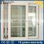 Aluminium sliding Tempered glass windows for safety
