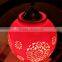 Small style flower desigh ceramic personality decoration small desk lamps for decoration