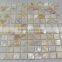 Natural color chinese freshwater shell mosaic tile mounted on mesh,wall tile