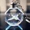Wholsale Engraving Logo Led Crystal Keychain