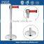 Stanchion Queue Barrier Pole Finish Line Stands Retractable Metal Poles