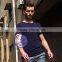 Men's wholesale round neck cotton embroidered t shirts